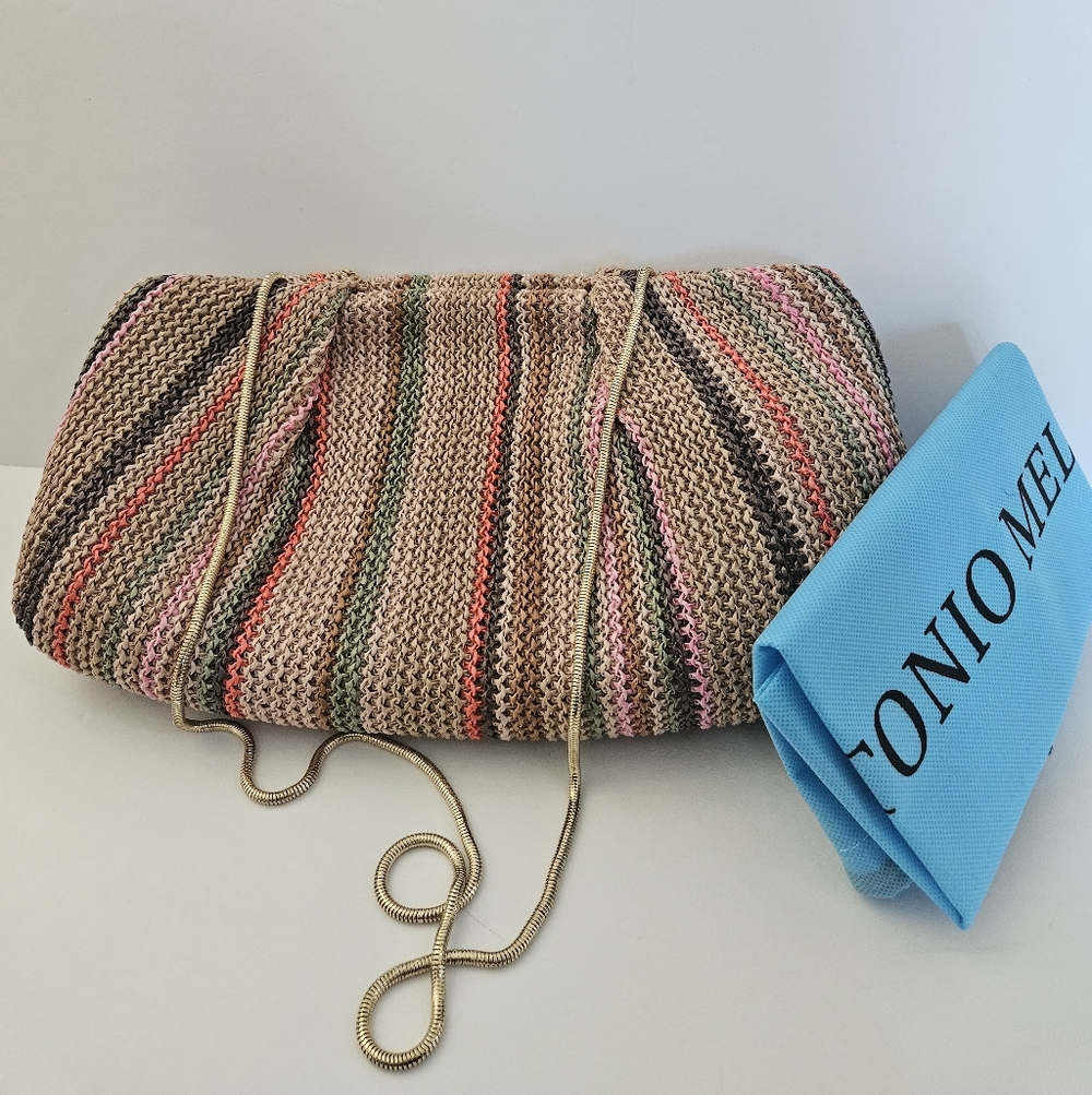 Antonio Melani Striped Multicolor Women's Bag - Picture 3 of 4